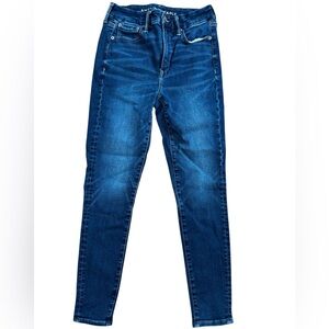 American Eagle Outfitters Dark Blue Skinny Jeans